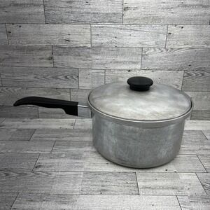 Vintage Kitchen Craft 3 1/2 Quart Sauce Pan‎ With Lid Cast Aluminum 2273 1/2